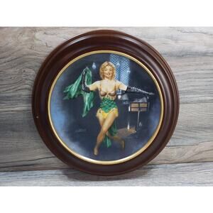 Marilyn Monroe-Bus Stop Collectible Plate 1992 Delphi Framed